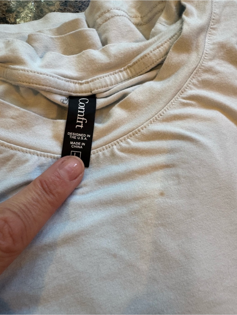 Comfrt Pale Blue Loungewear Set - Tee & Drawstring Shorts - Picture 5 of 6
